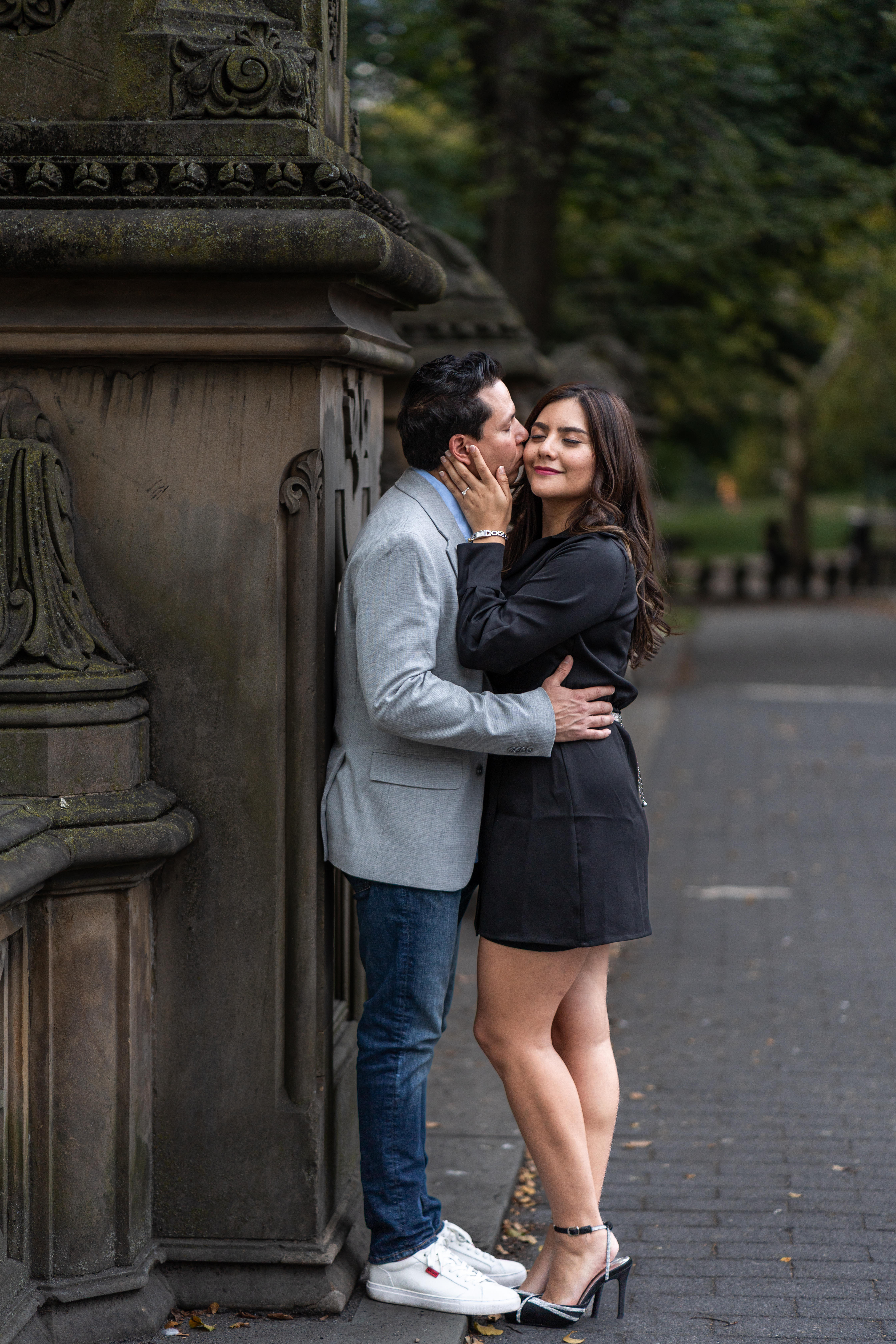 Un beso romántico